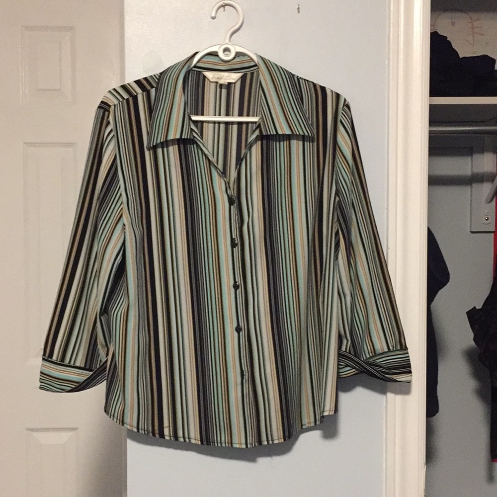 Striped long sleeve shirt